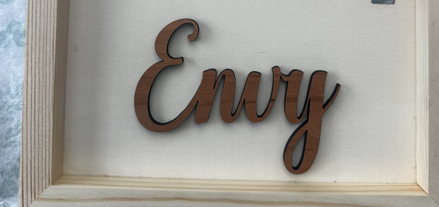 Dog Ears Collar Memorial Frame