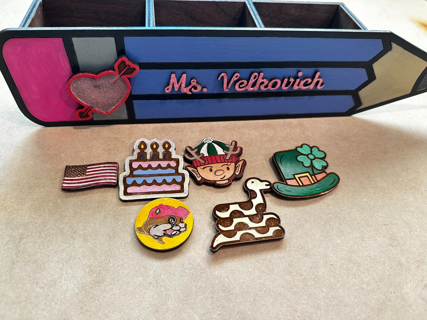 Teacher Desk Name Sign Custom