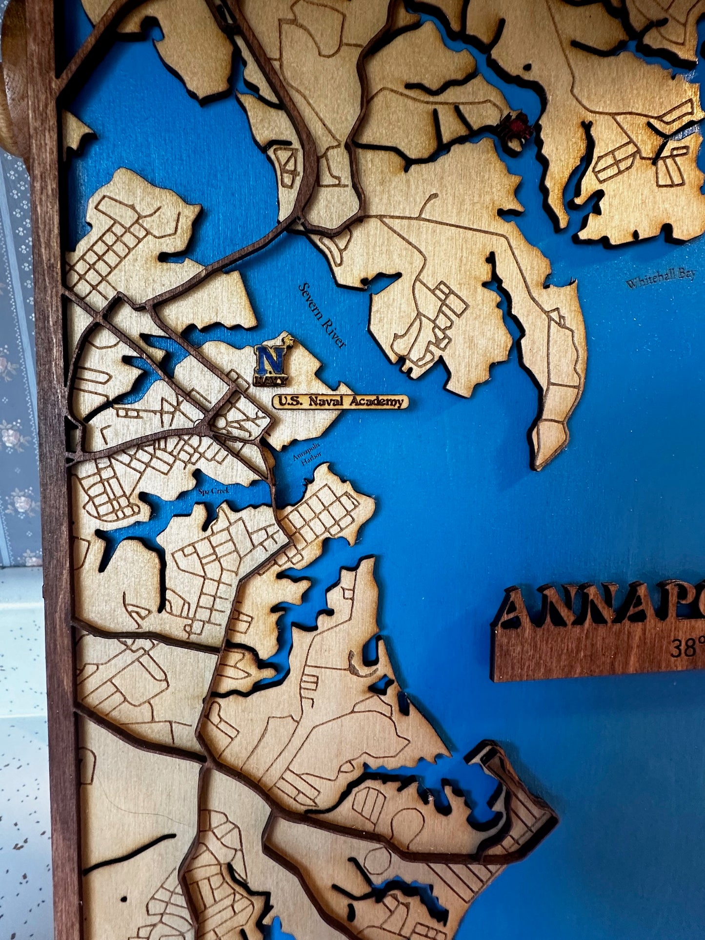 Wooden City Maps Layered