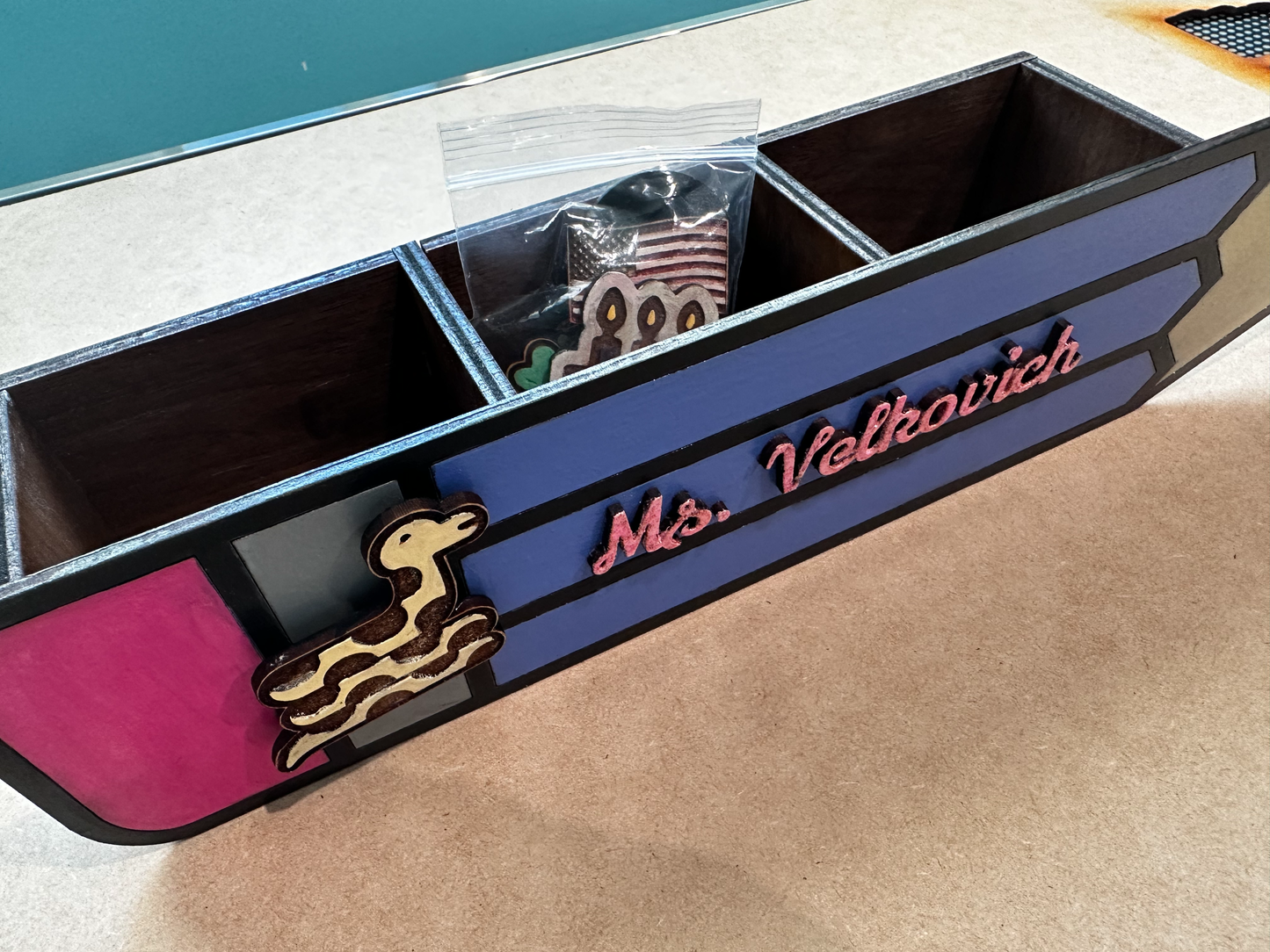 Teacher Desk Name Sign Custom