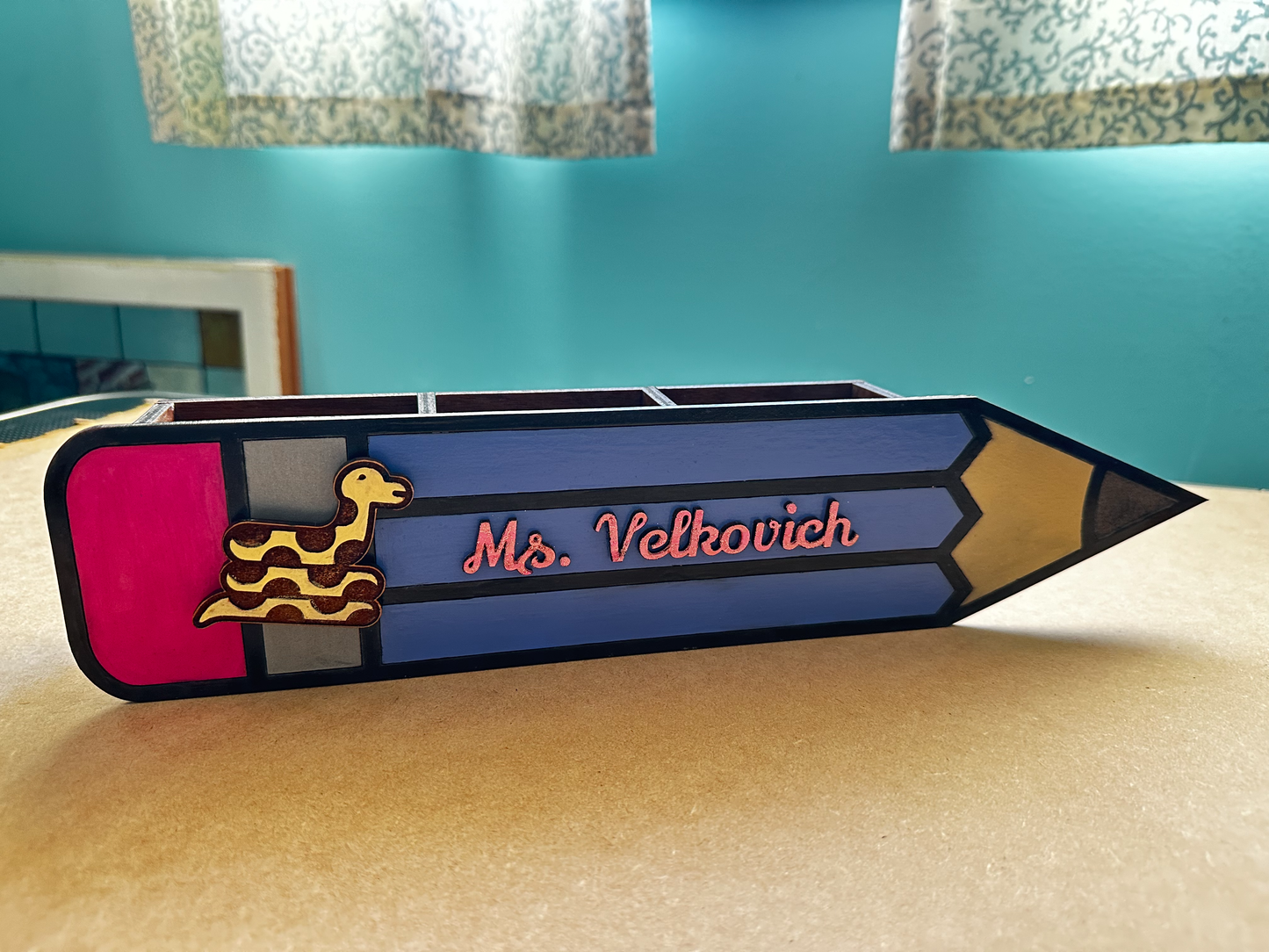 Teacher Desk Name Sign Custom