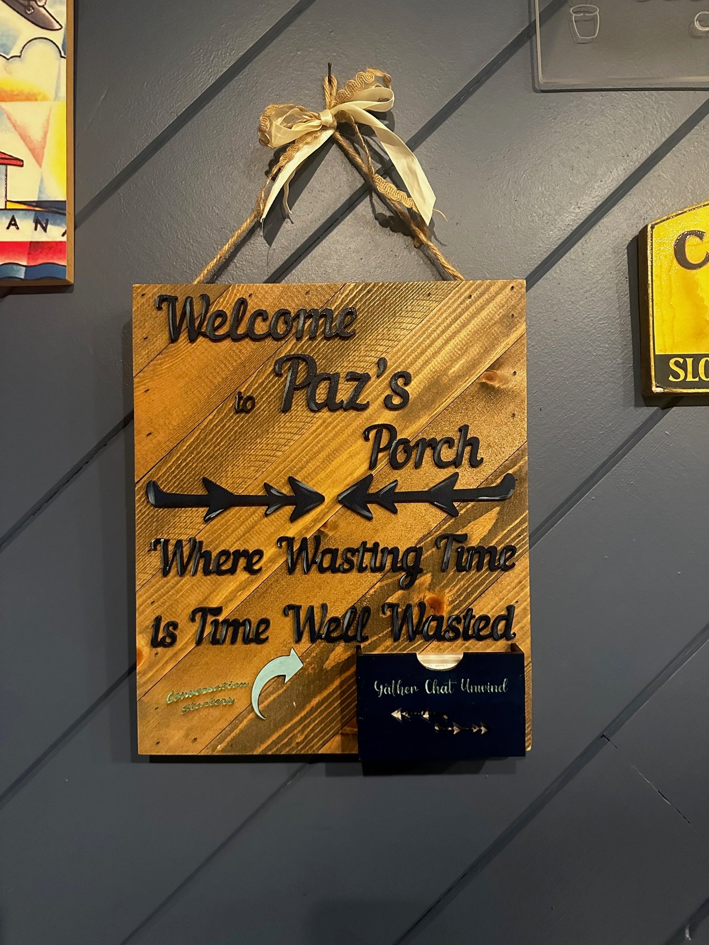 Porch Sign Fun & Customizable